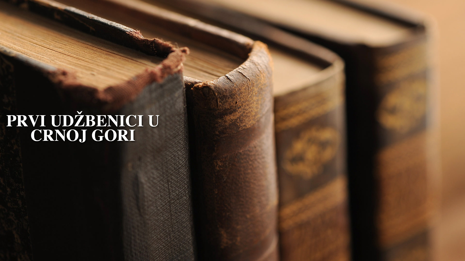 Prvi udžbenici u Crnoj Gori